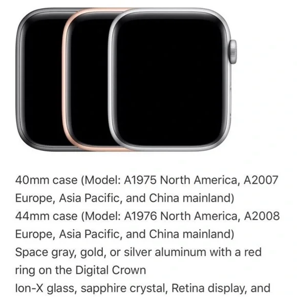 Rosegold Apple Watch GPS and cellular Verizon 40